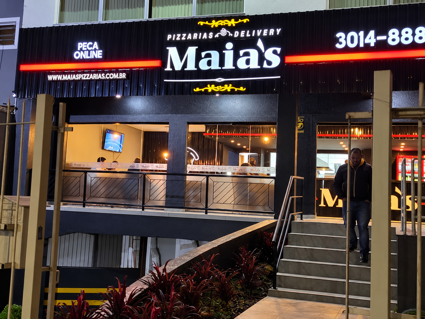 Fachada da unidade Maia’s Xaxim